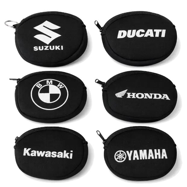 Monederos personalizados de moto